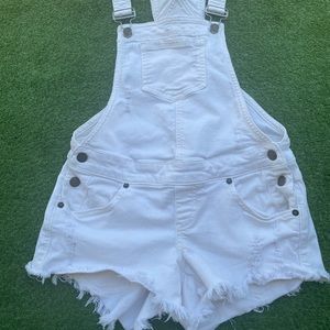 Guess overall shorts